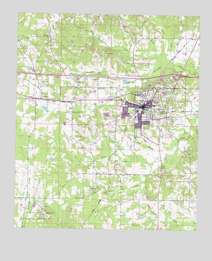 Newton, MS USGS Topographic Map