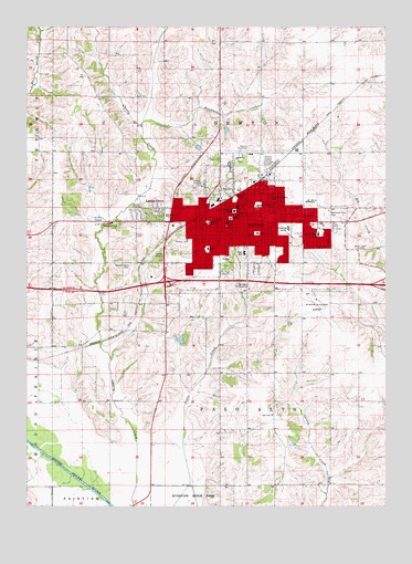 Newton, IA USGS Topographic Map