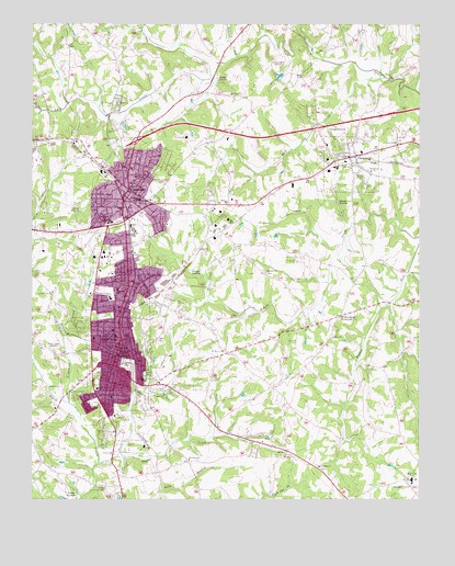 Newton, NC USGS Topographic Map