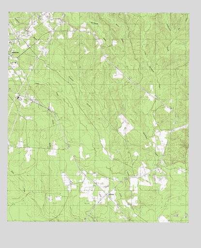 Newton East, TX USGS Topographic Map