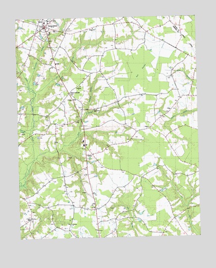 Newton Grove South, NC USGS Topographic Map