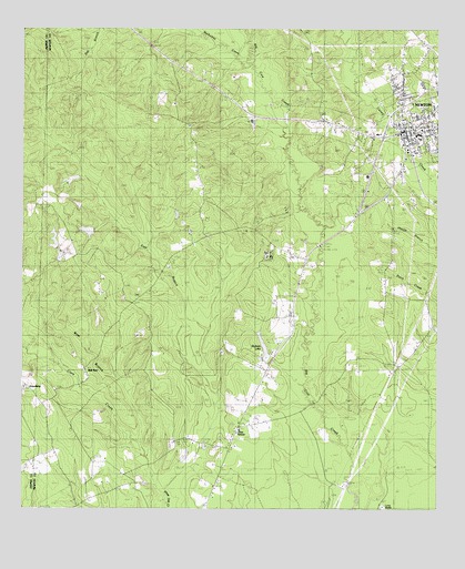 Newton West, TX USGS Topographic Map