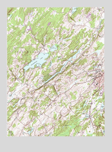Newton West, NJ USGS Topographic Map