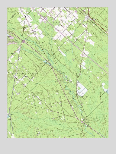 Newtonville, NJ USGS Topographic Map