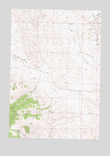 Nez Perce Hollow, MT USGS Topographic Map