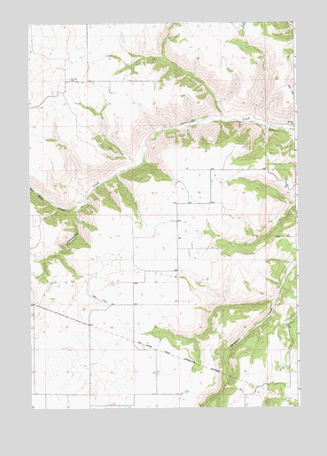 Nezperce SE, ID USGS Topographic Map