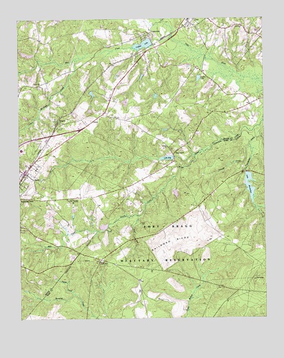 Niagara, NC USGS Topographic Map