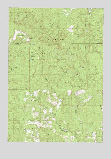 Niagara Creek, OR USGS Topographic Map