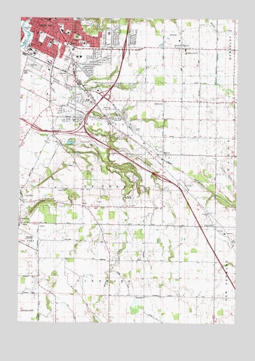 Bellevue, WI USGS Topographic Map
