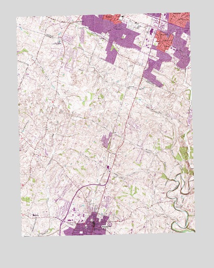 Nicholasville, KY USGS Topographic Map