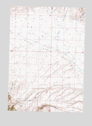 Nicholia, ID USGS Topographic Map