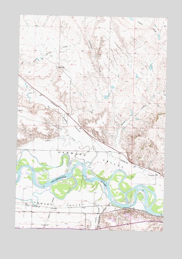 Nichols, MT USGS Topographic Map