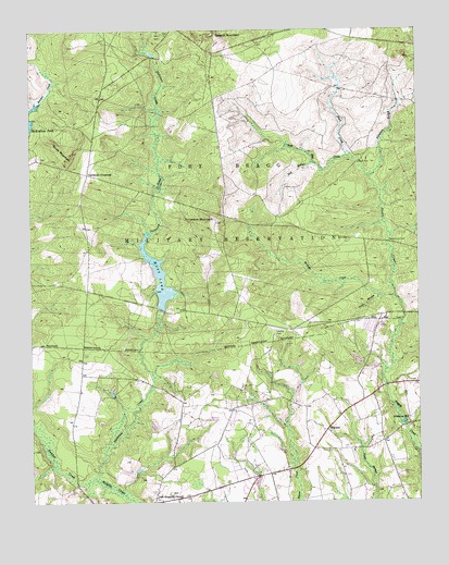Nicholson Creek, NC USGS Topographic Map
