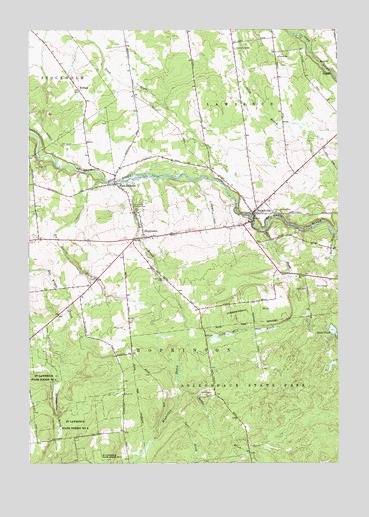 Nicholville, NY USGS Topographic Map