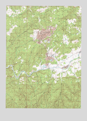 Nickel Mountain, OR USGS Topographic Map