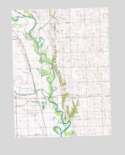 Nickerson, NE USGS Topographic Map