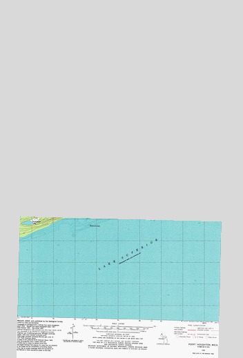 Point Houghton, MI USGS Topographic Map