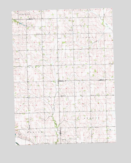 Nickerson NW, NE USGS Topographic Map
