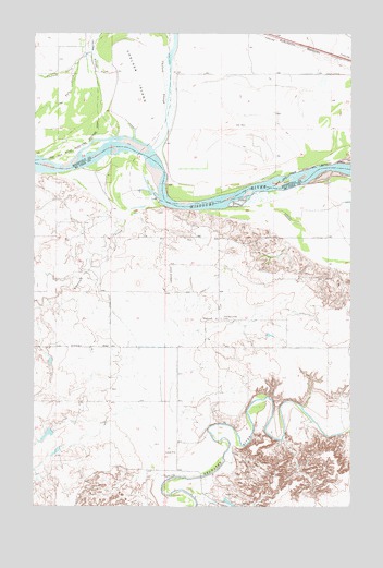 Nickwall, MT USGS Topographic Map