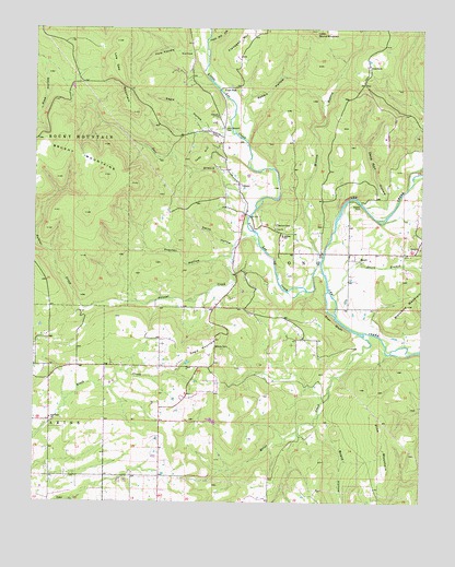 Nicut, OK USGS Topographic Map