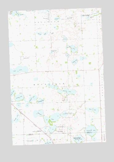 Niemackl Lakes, MN USGS Topographic Map