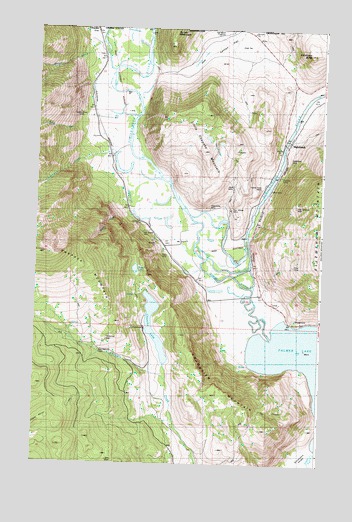 Nighthawk, WA USGS Topographic Map