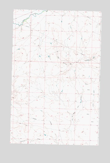 Nightshoot Coulee, MT USGS Topographic Map