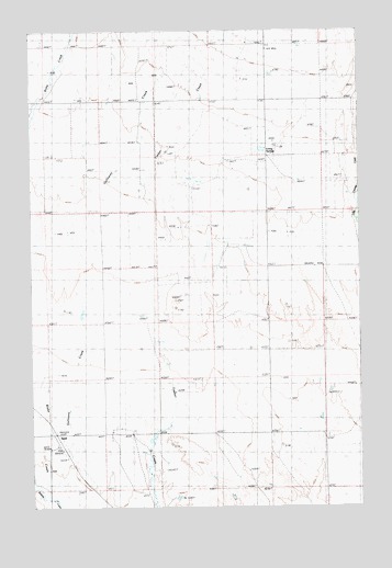 Nihill, MT USGS Topographic Map