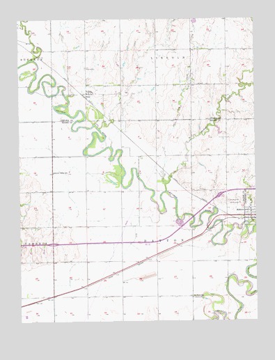 Niles, KS USGS Topographic Map