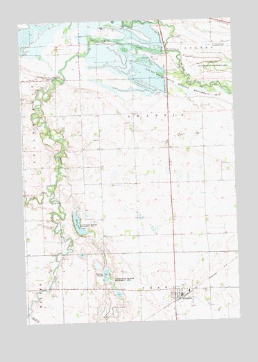 Bellingham, MN USGS Topographic Map