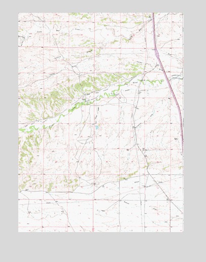 Nimmo Ranch, WY USGS Topographic Map