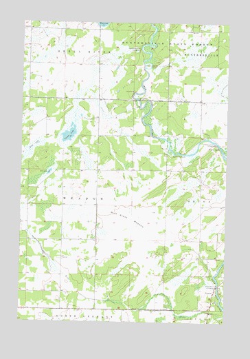 Nimrod, MN USGS Topographic Map