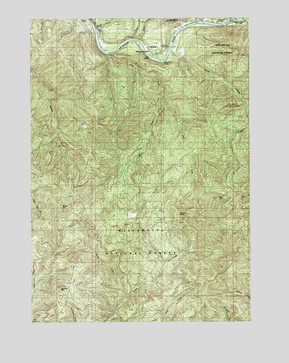 Nimrod, OR USGS Topographic Map