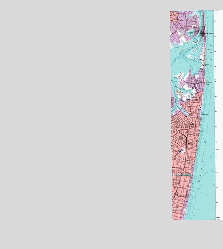 Long Branch, NJ USGS Topographic Map