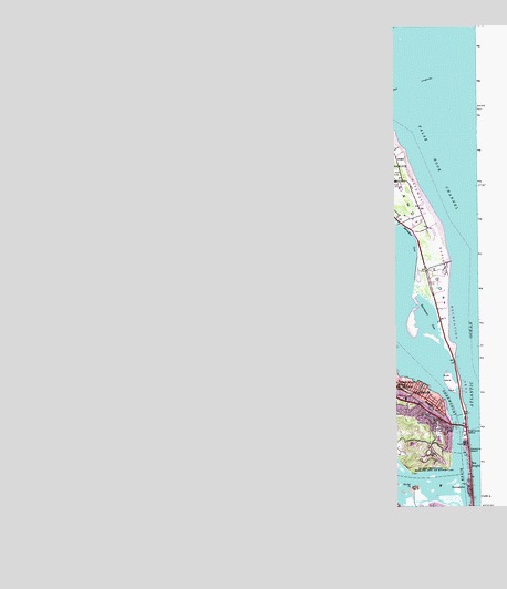 Sandy Hook, NJ USGS Topographic Map