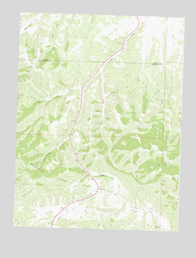 Ninemile Gap, CO USGS Topographic Map