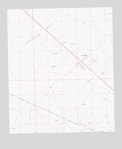 Ninemile Hill, NM USGS Topographic Map