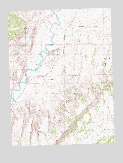 Ninemile Hill, CO USGS Topographic Map