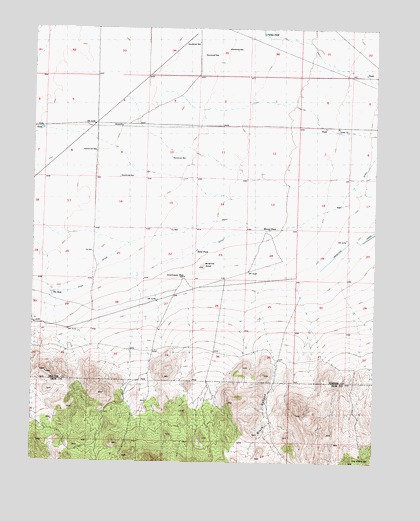 Ninemile Knoll, UT USGS Topographic Map