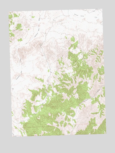 Ninemile Mountain NE, NV USGS Topographic Map