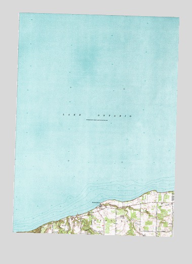 Ninemile Point, NY USGS Topographic Map