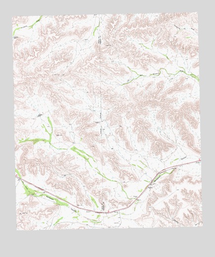 Ninemile Ranch, TX USGS Topographic Map