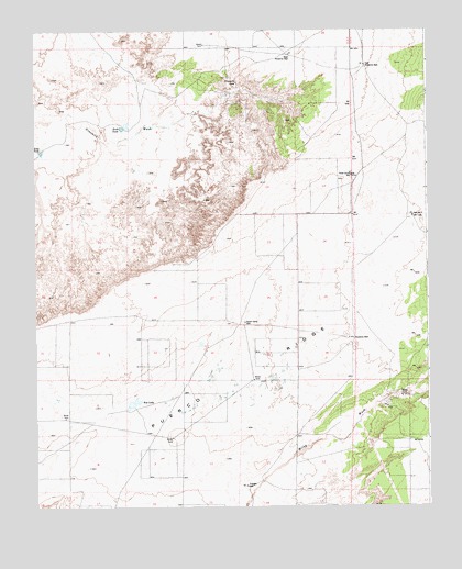 Ninemile Seep, AZ USGS Topographic Map