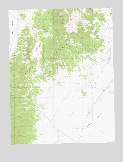 Ninemile Well NW, NV USGS Topographic Map
