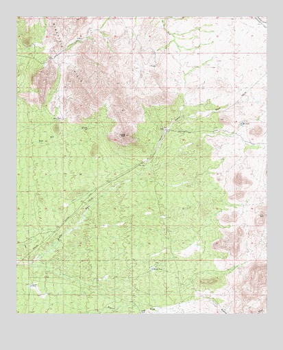 Ninetysix Hills SE, AZ USGS Topographic Map