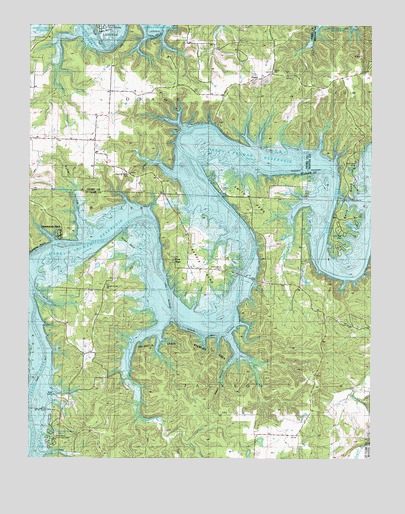 Ninnescah Park, MO USGS Topographic Map