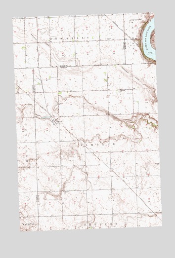 Niobe, ND USGS Topographic Map
