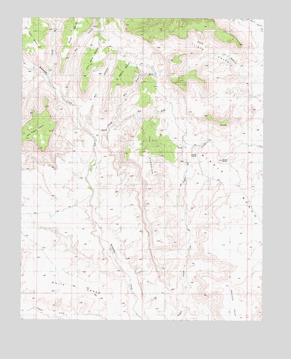 Nipple Butte, UT USGS Topographic Map