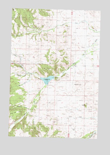 Nirling Hill, MT USGS Topographic Map