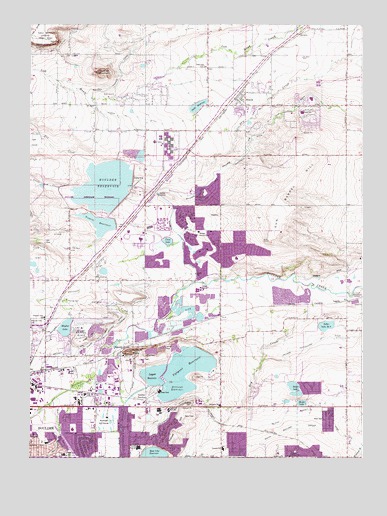 Niwot, CO USGS Topographic Map